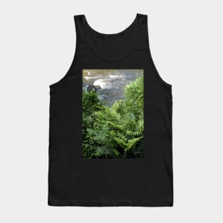 Ferns and rapids, Warburton, Victoria Tank Top